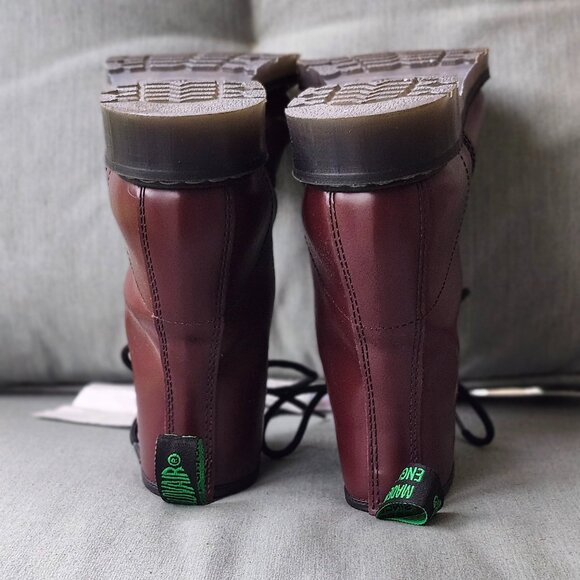 Solovair Oxblood Hi-8 Derby Boot - Picture 3 of 7